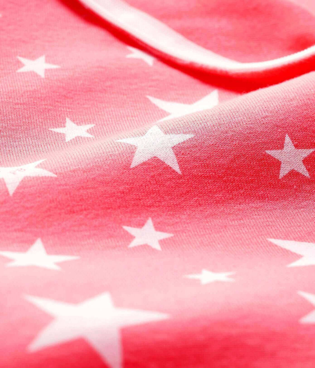 petit bateau baby girl zip up star print footie