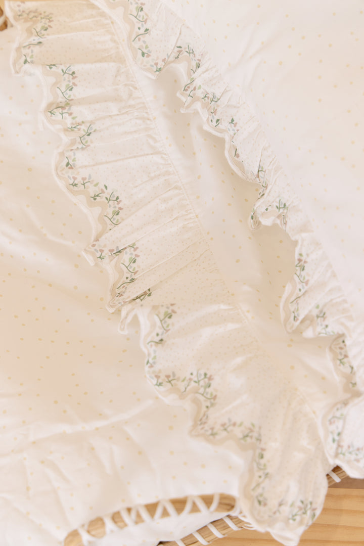 Kipp Baby Blue Garden Party 4 Pc Mini Crib Set