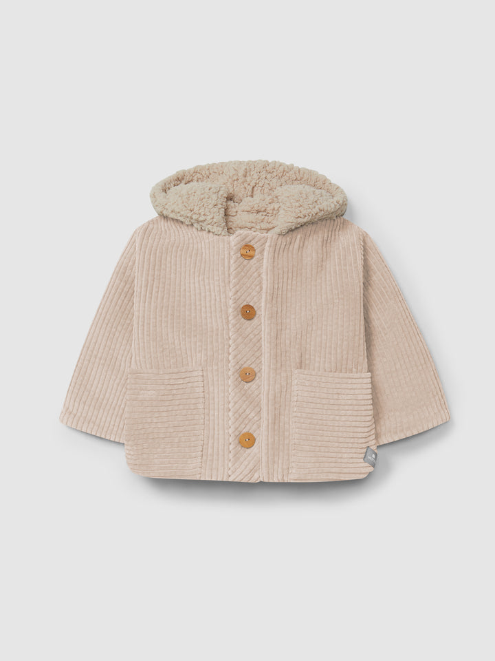 Snug Pale Pink Cord Jacket