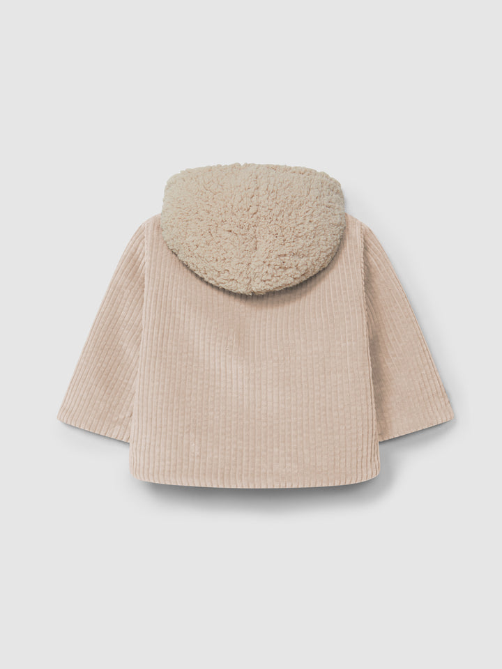 Snug Pale Pink Cord Jacket