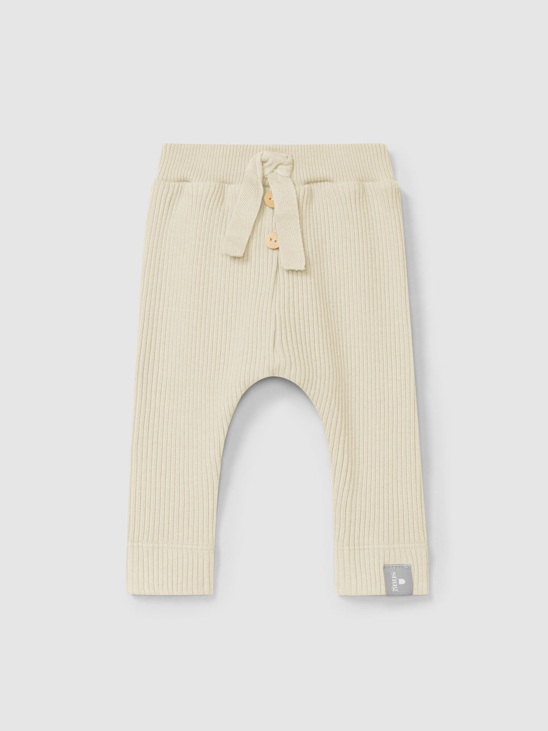 Snug Cream Ribbed Collar Legging Set