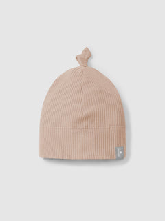 Snug Pink Ribbed Beanie