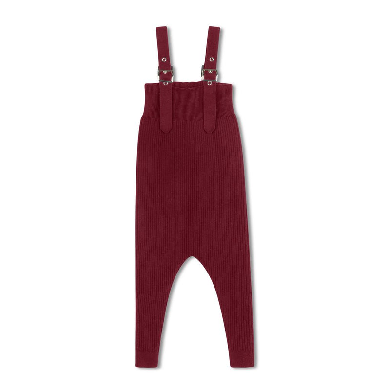 Byke Wine Knit Buckle Romper