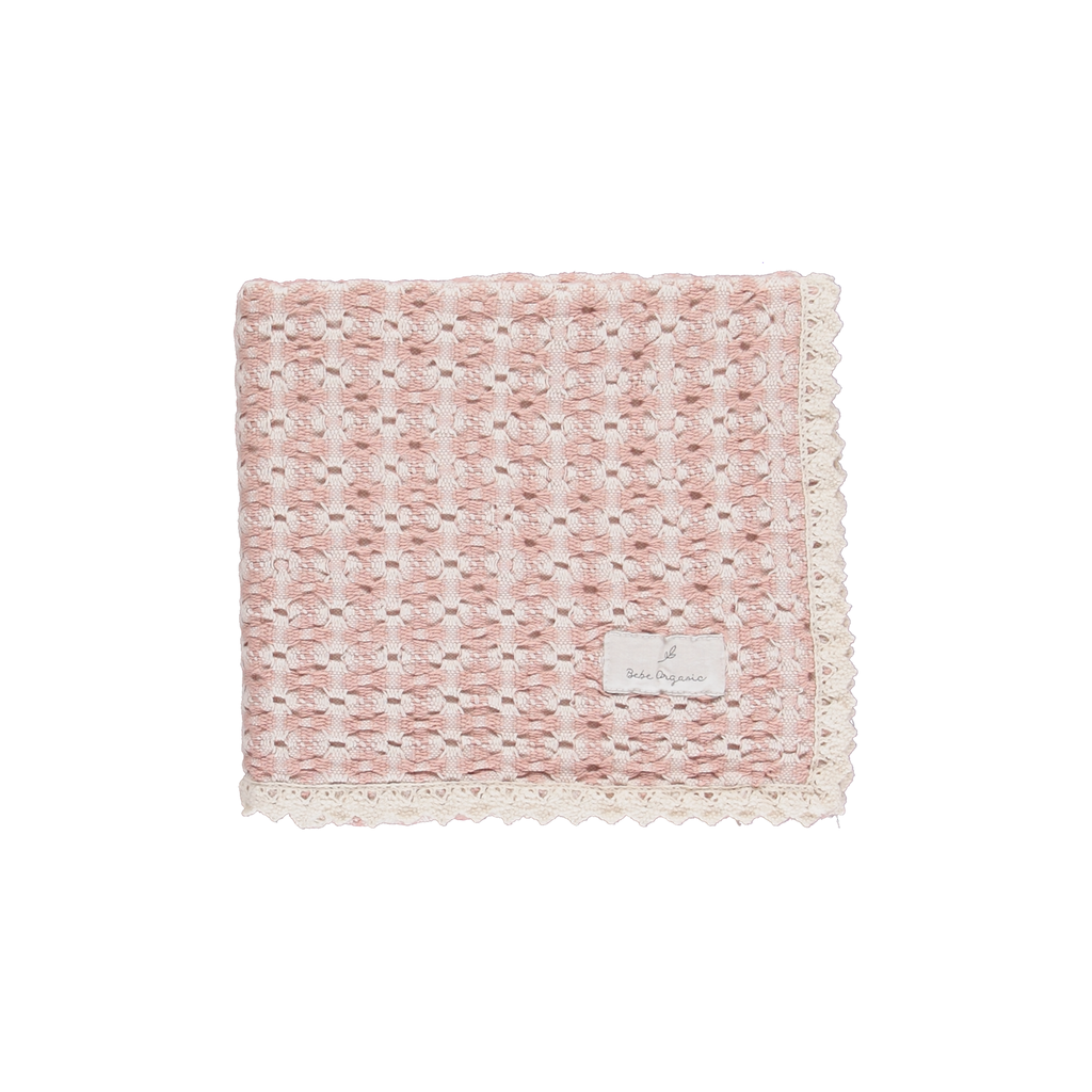 Bebe Organic Retro Crochet Blanket