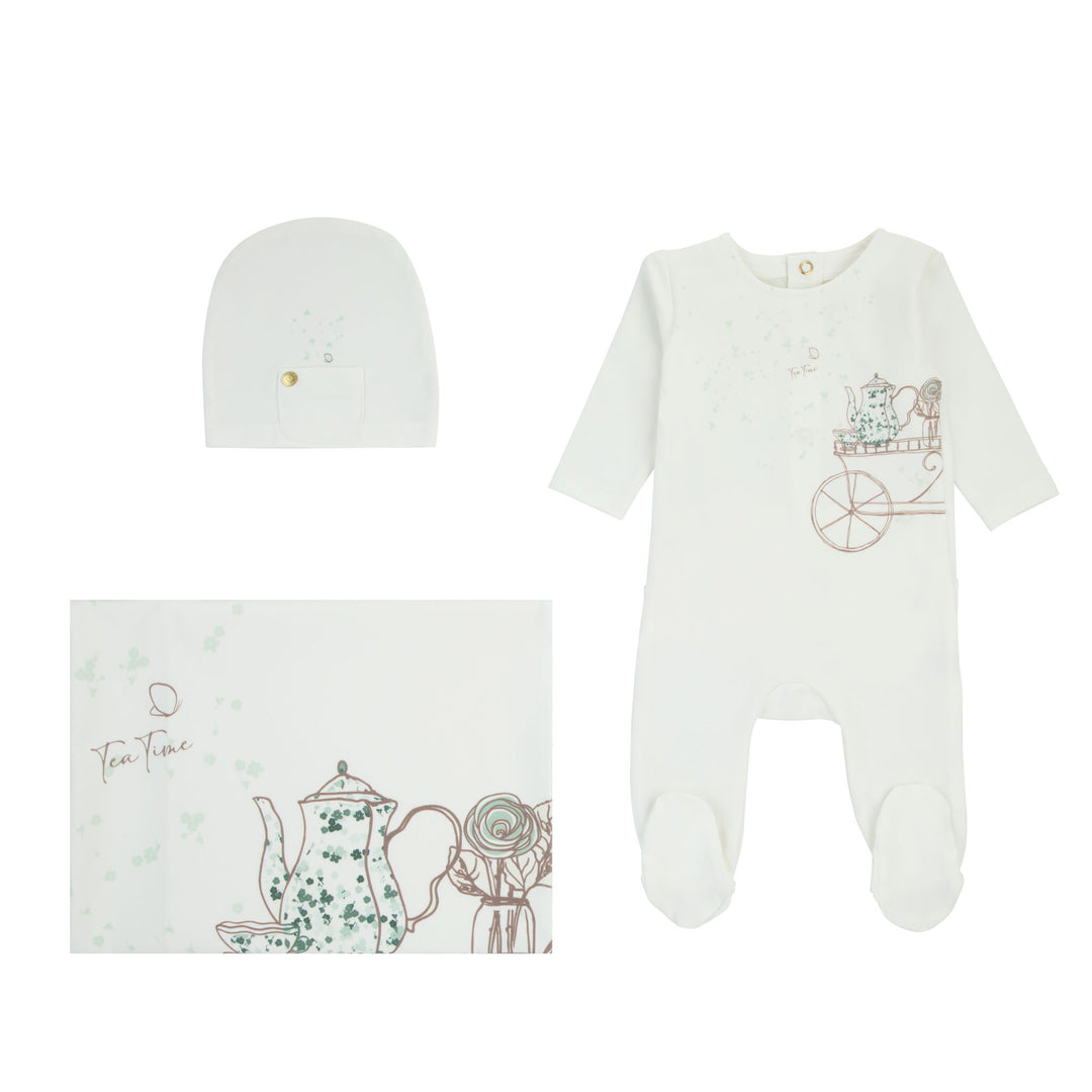 Cadeau Little Rider 3PC Layette Set - Boy Cadeau Little Rider 3PC Layette Set - Boy