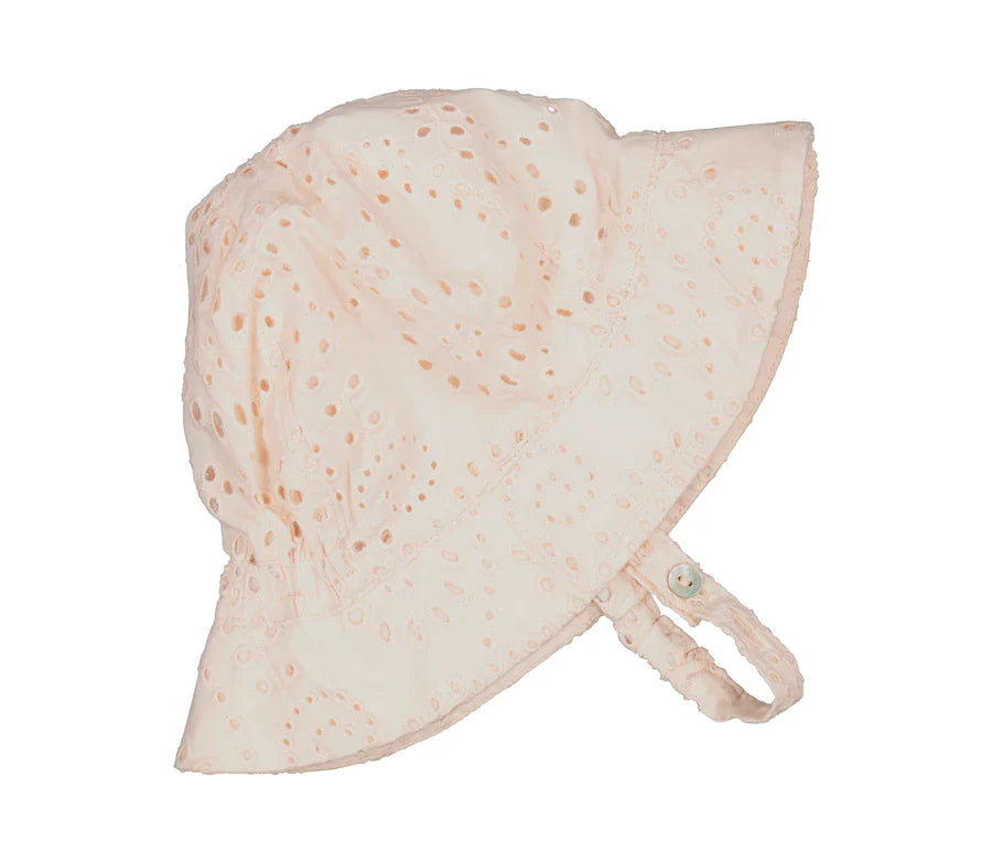 MarMar Pink Dahlia Alba Baby Hat