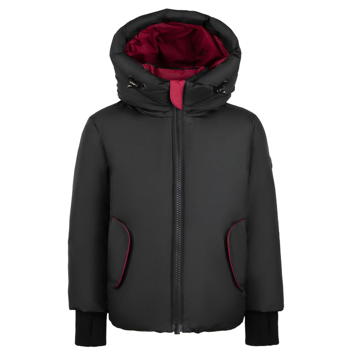 Pramie Red Contrast Jacket | Bold, Warm & Stylish Outerwear for Kids 18M-16Y