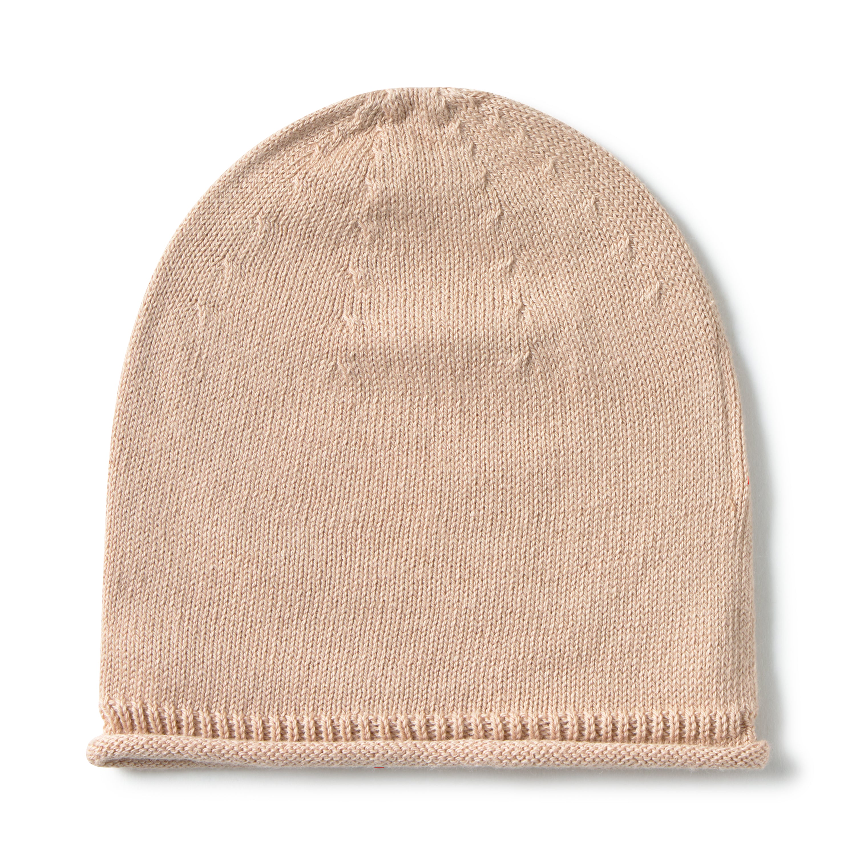 Li & Me baby knit hat in soft cotton, cozy newborn beanie for fall and winter