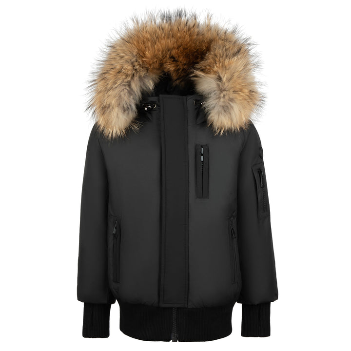 Pramie Boys Black Jacket (5–20Y) | Classic Lightweight All-Season Outerwear