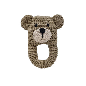 Melange Collection - Crochet Bear Baby Toy