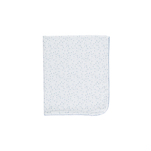 Bebe Organic Iver Blue Leaves Blanket