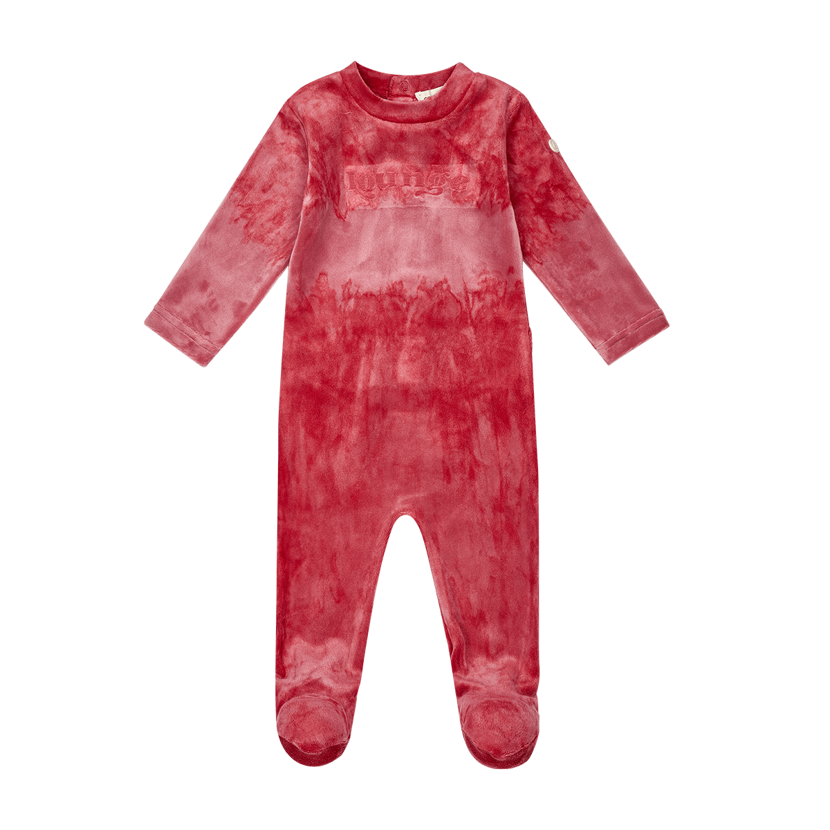Crew Pink Tie Dye Footie