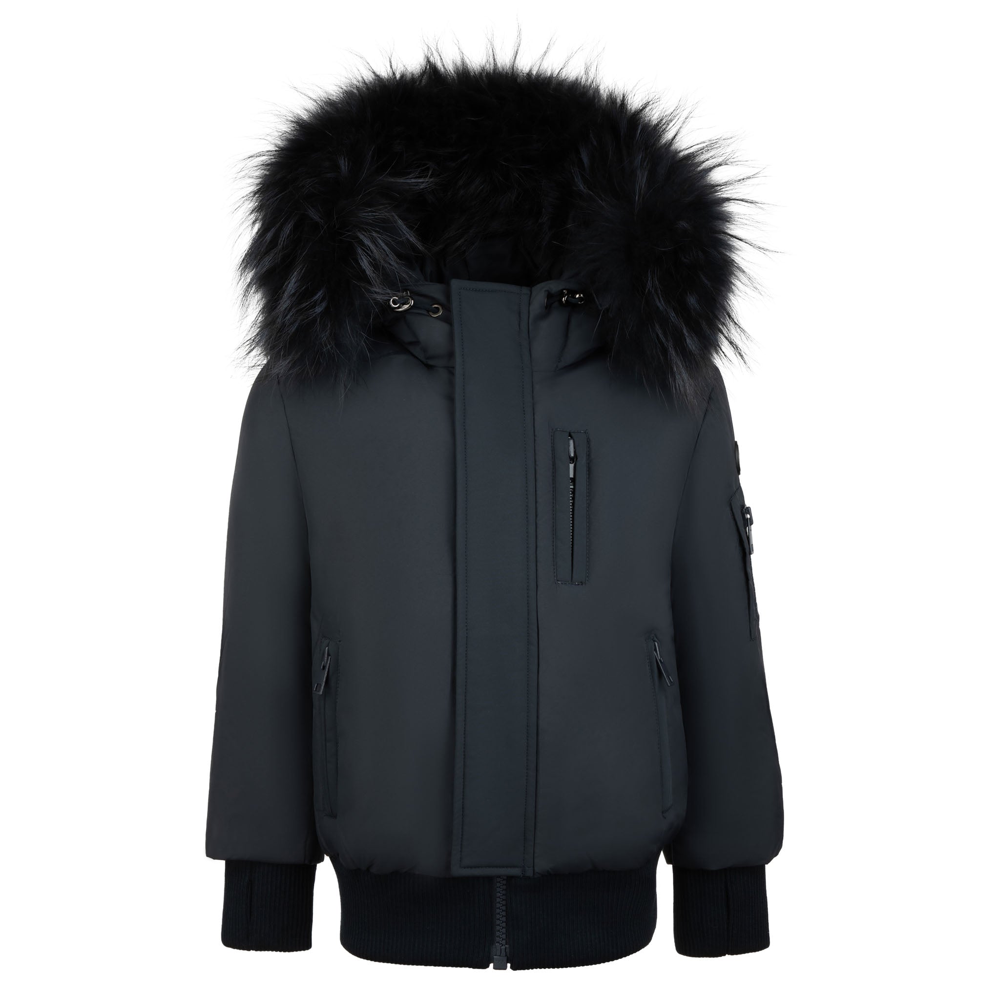 Pramie Navy Boys Down Jacket (2–16Y) | Premium Matte Kids’ Winter Outerwear