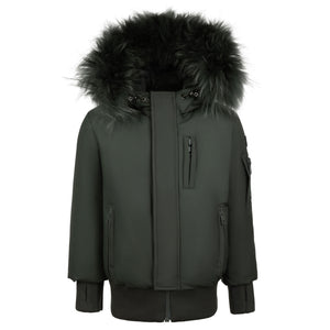 Pramie Boys Green Winter Jacket – Warm & Durable Outerwear