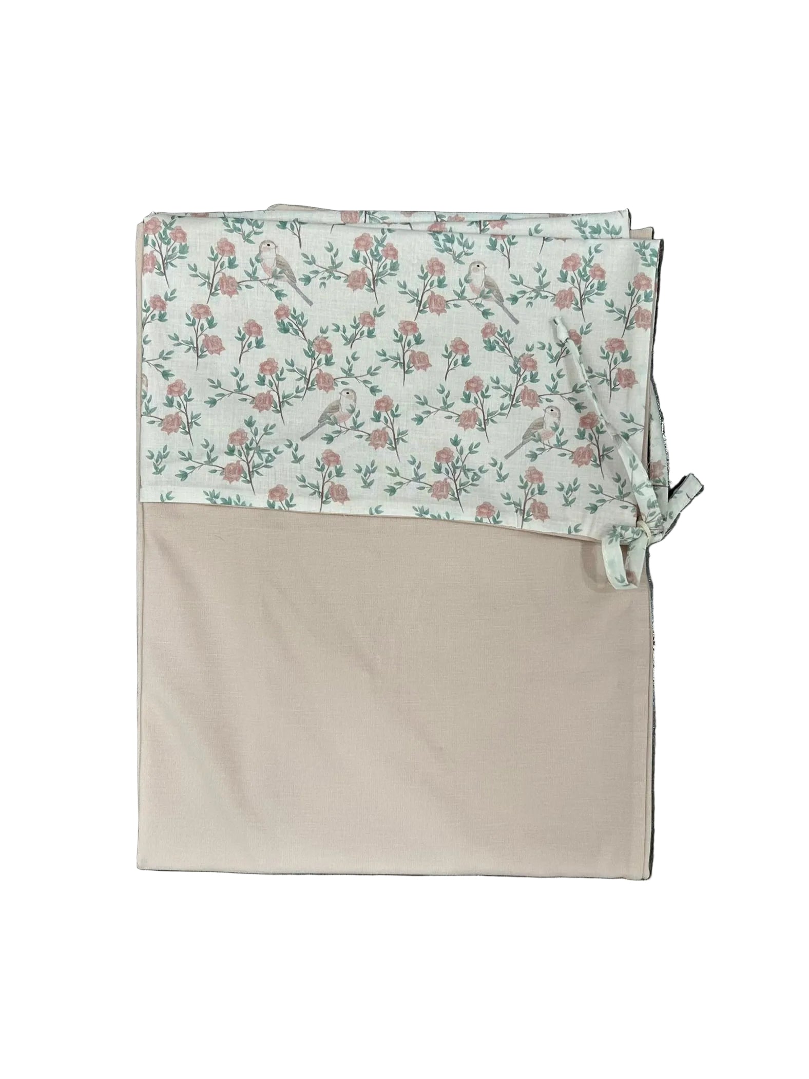 Latte Baby Rose Jersey/Floral Set + Bonnet + Blanket
