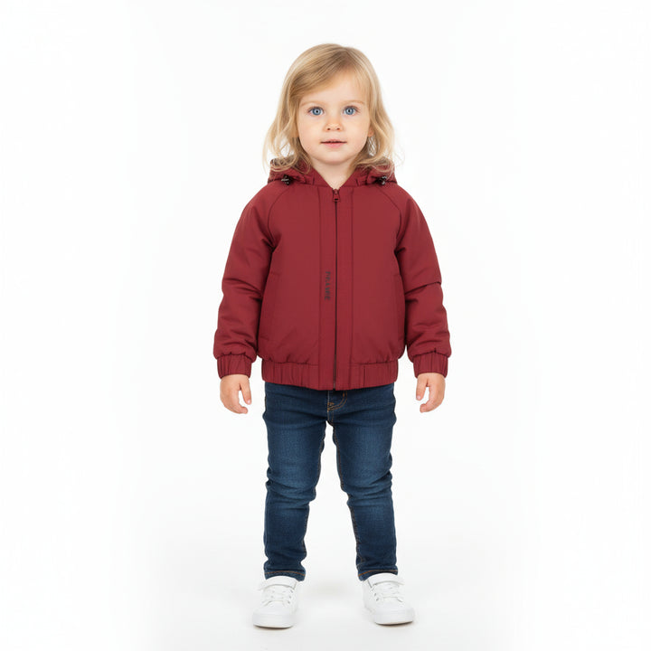 Pramie Red Ribbon Fall Jacket | Chic, Warm & Stylish Seasonal Wear