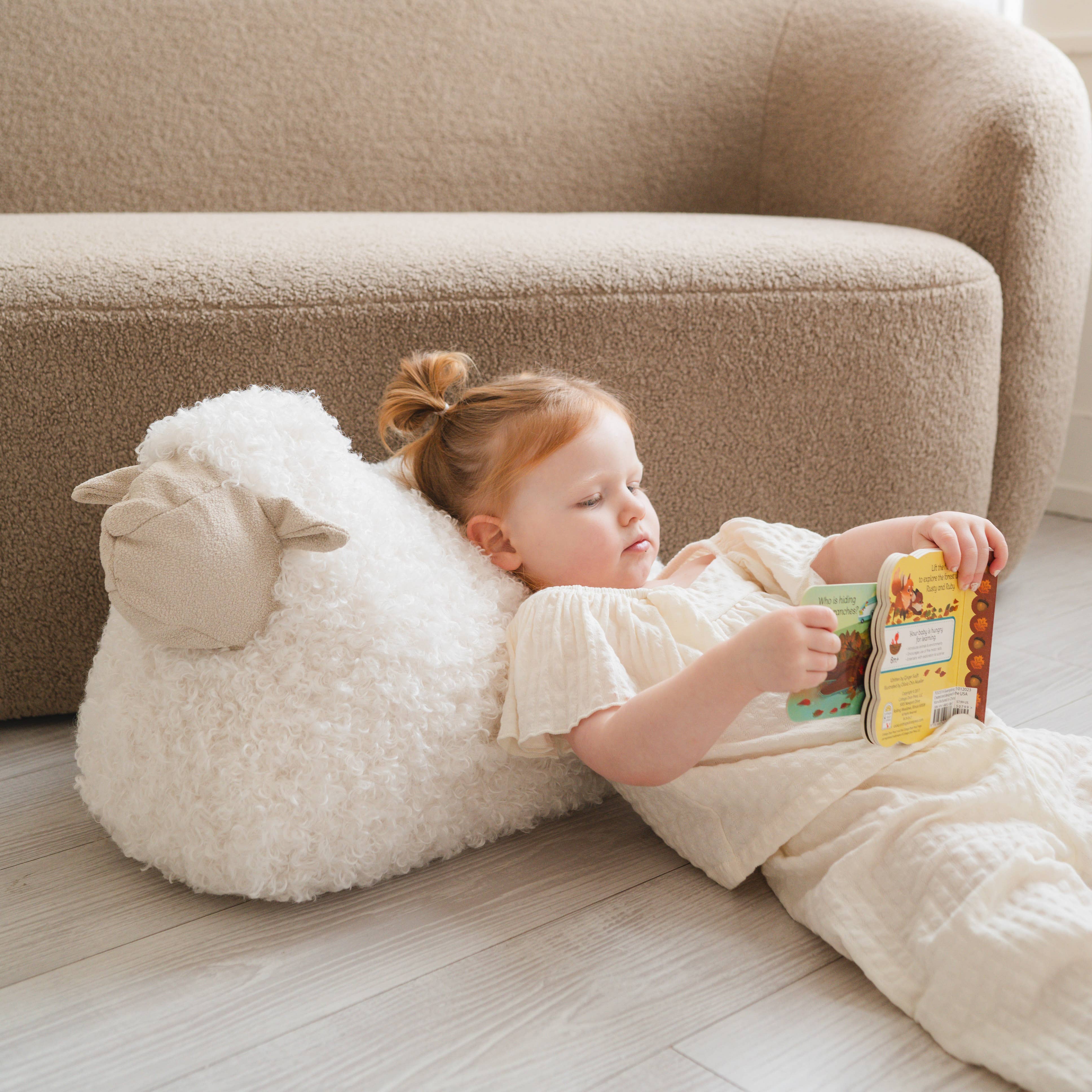 Little Lamb Kind - BAA BAA Sheep POUF // Ride-on toys // Best-selling: Cream