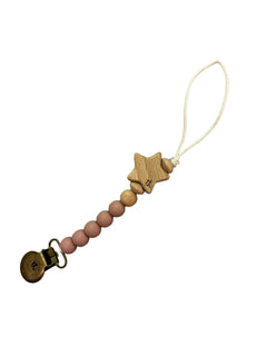 Three Hearts & Co. - Kinley Paci/Toy Clip: Misty Rose