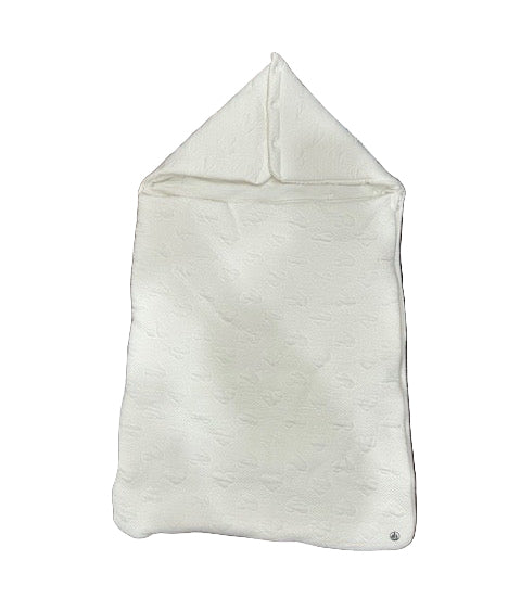 Petit Bateau baby hooded bunting, soft cozy outerwear for infants