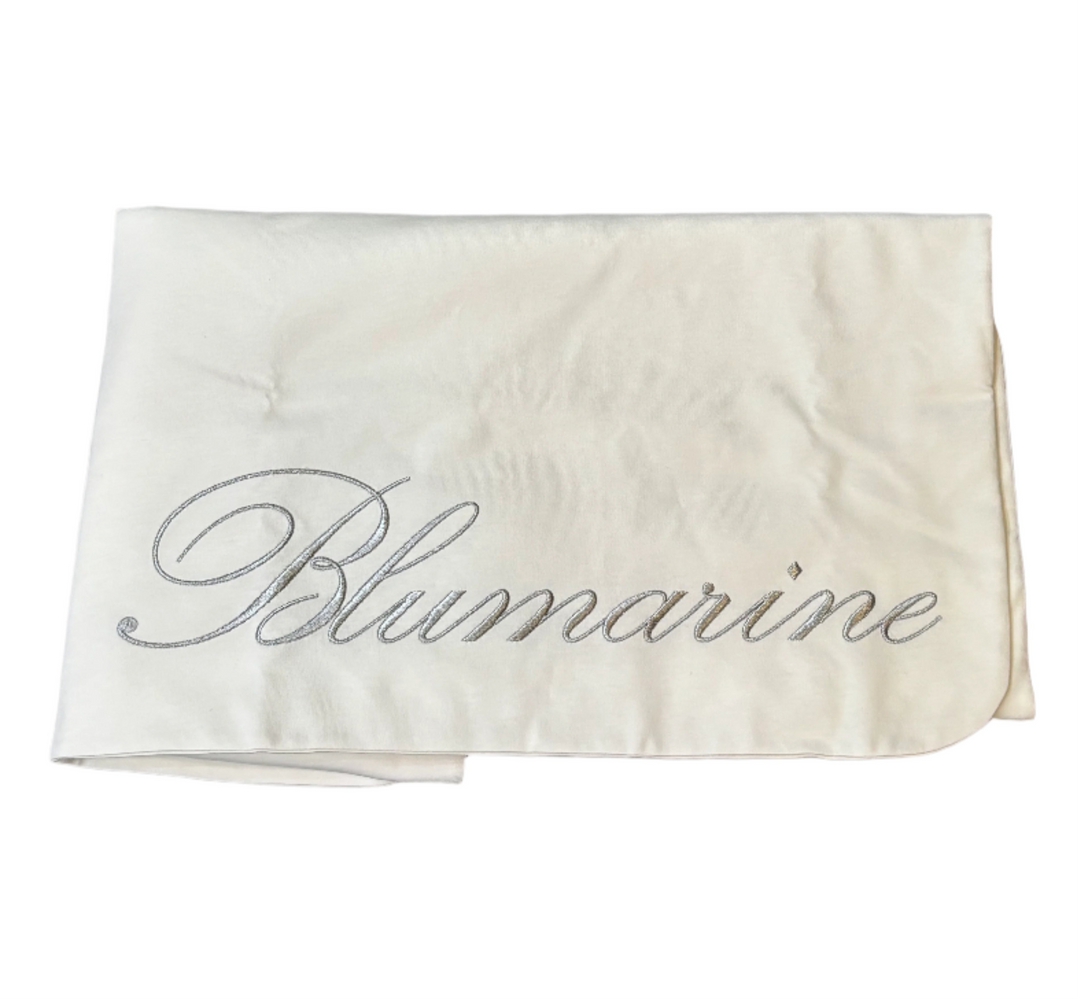 Miss Blumarine Logo | Infant Rhinestone Blanket