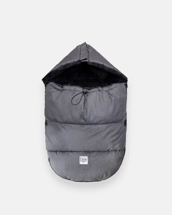 7AM Enfant Tundra Heather Grey PlushPOD – Warm Baby Stroller Cover