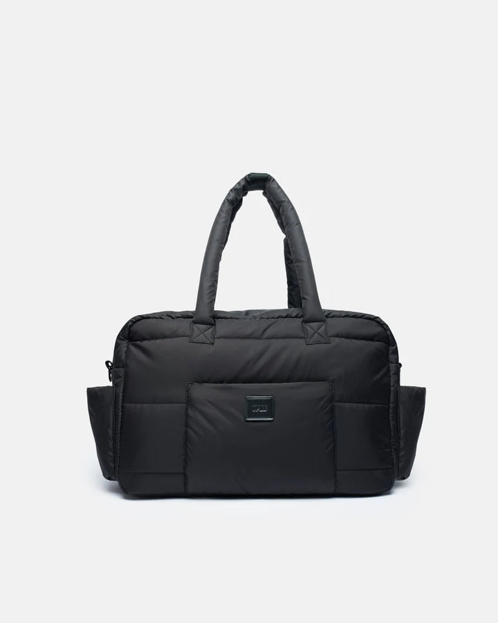 7 AM Black Soho Carryall Diaper Bag
