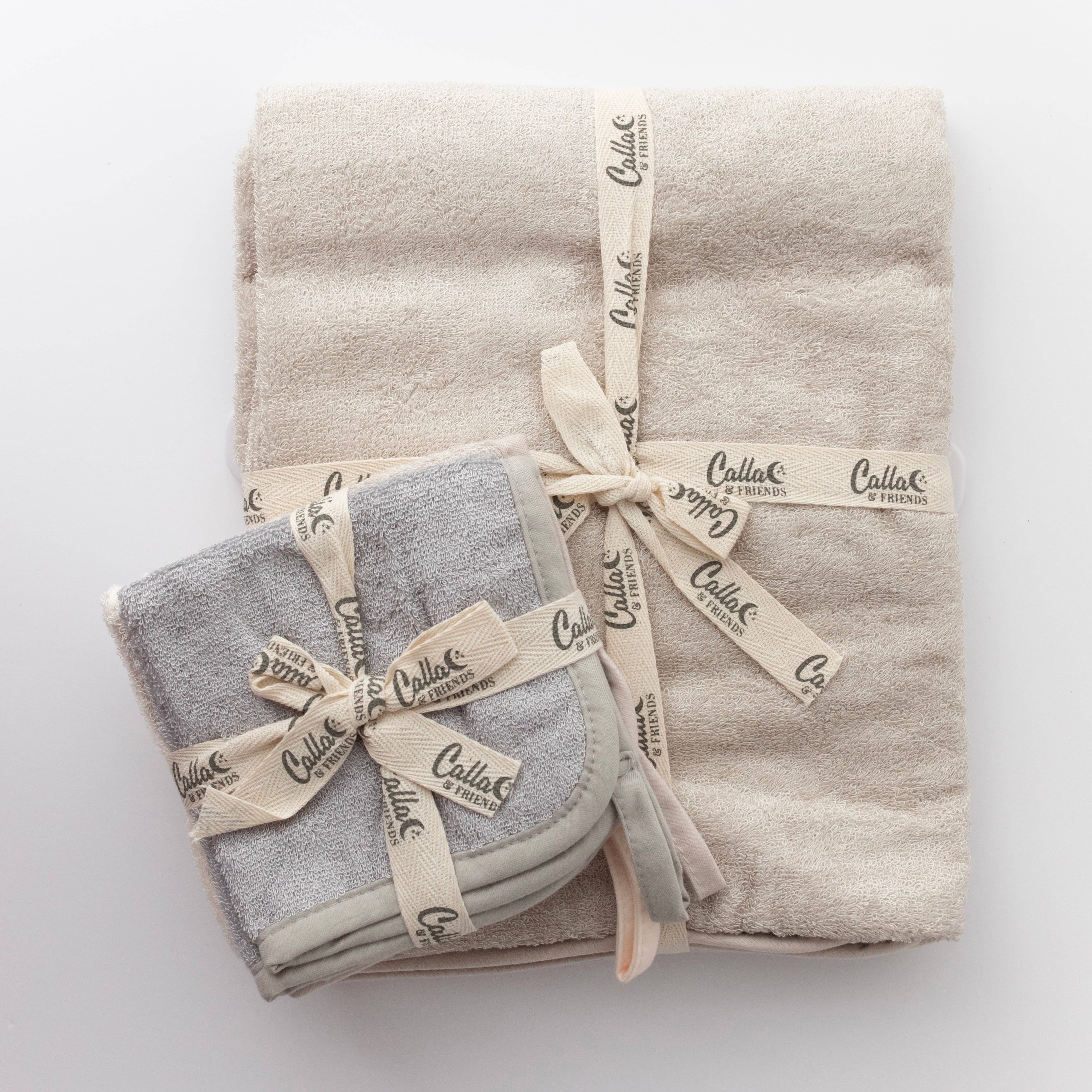 Calla & Friends - Washcloth Set: Petal Pink