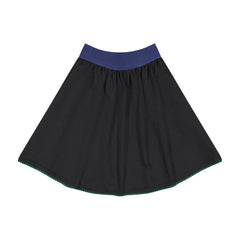 Retro Kid Black/Green Remy Sweatshirt Stitched Skirt