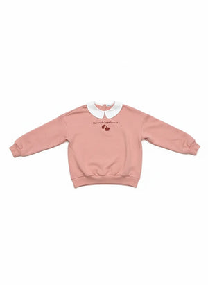 Nou Nelle - Collar Sweatshirt | Pink