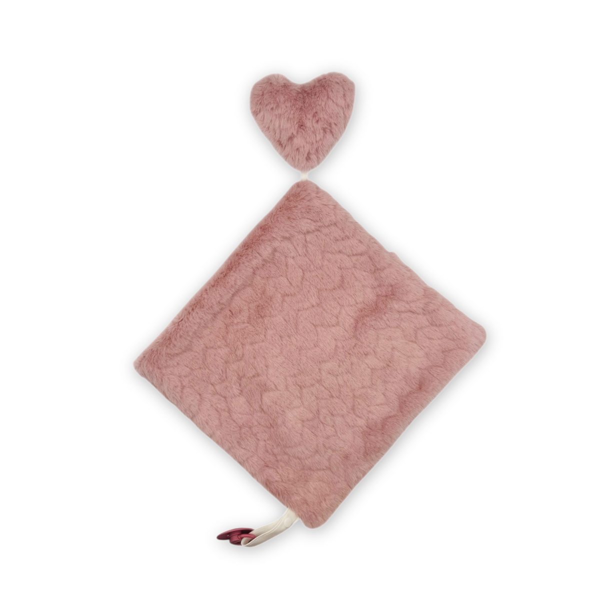 Ritz Mauve Chevron Design Plush Lovey
