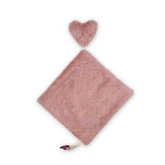Ritz Mauve Chevron Design Plush Lovey