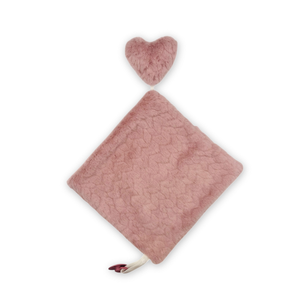 Ritz Mauve Chevron Design Plush Lovey