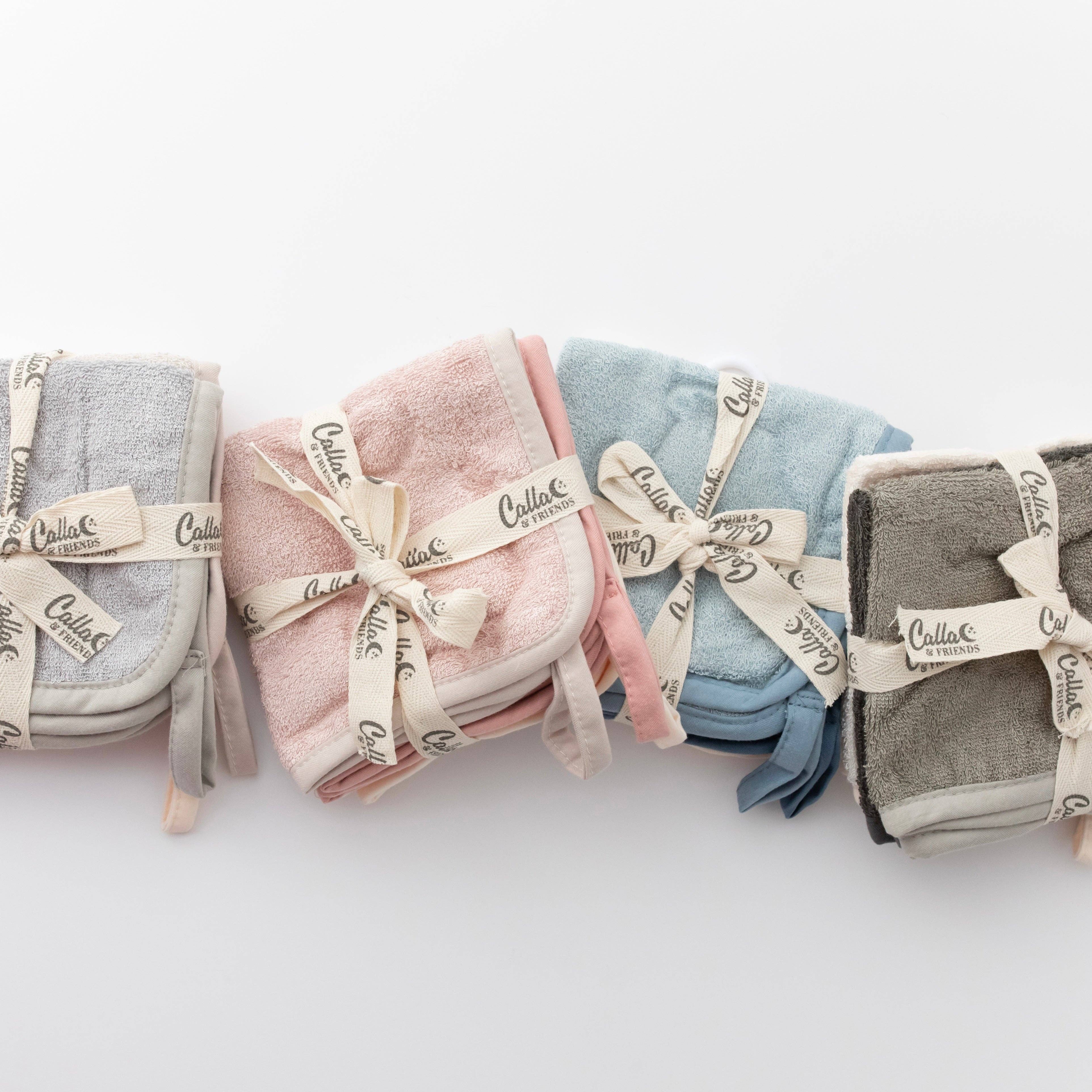 Calla & Friends - Washcloth Set: Petal Pink