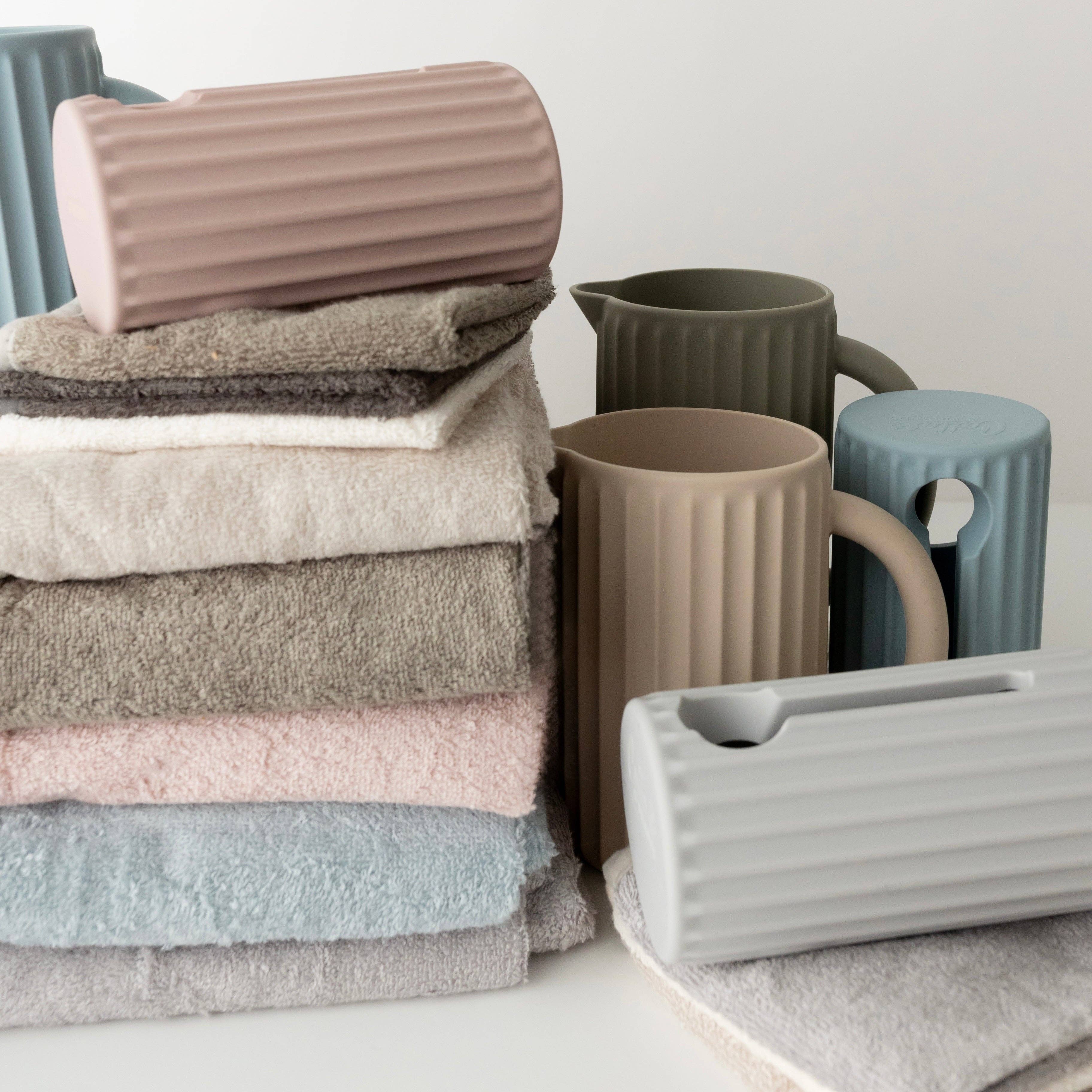 Calla & Friends - Hooded Bath Towel: Petal Pink