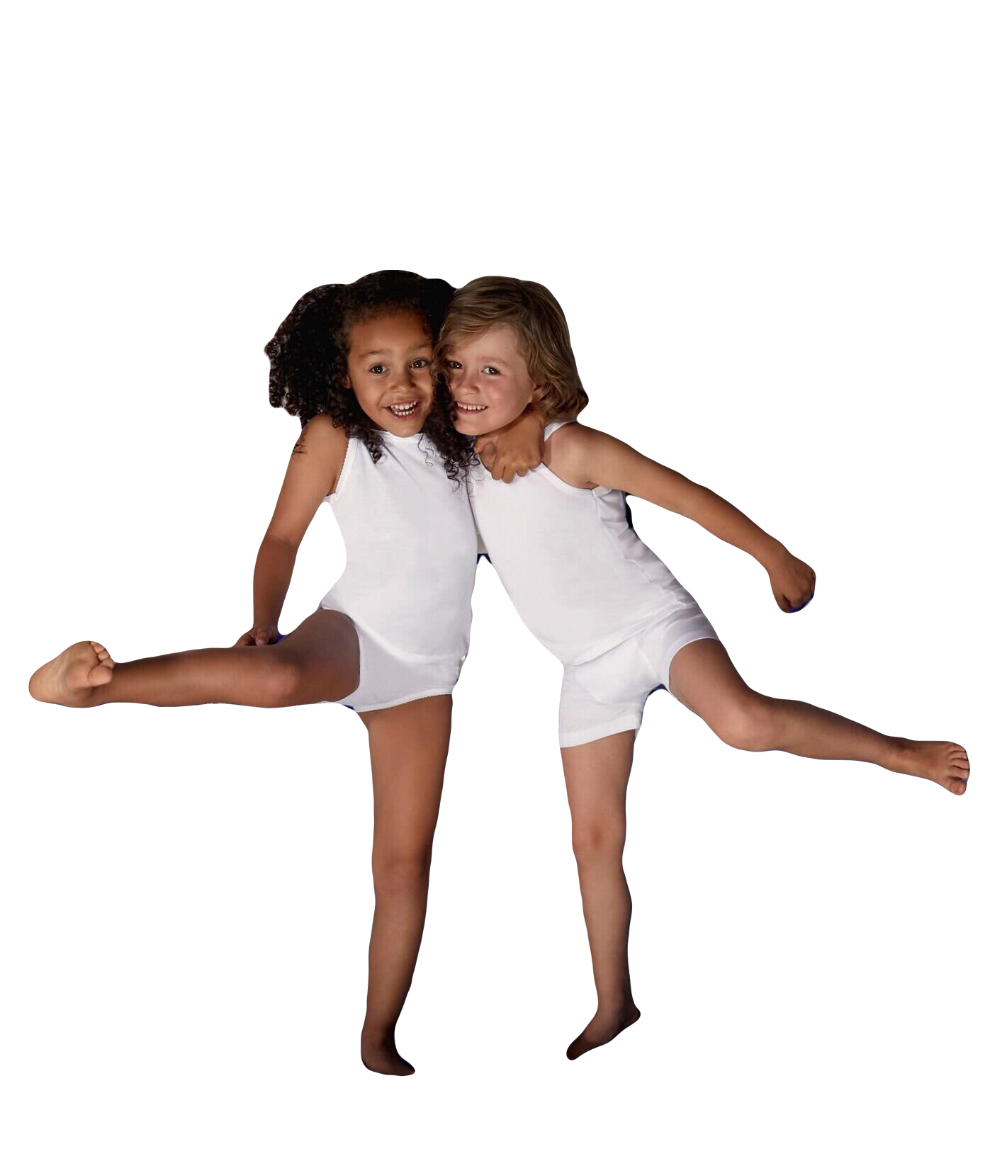 Petit Bateau - Pack of 2 white tank tops