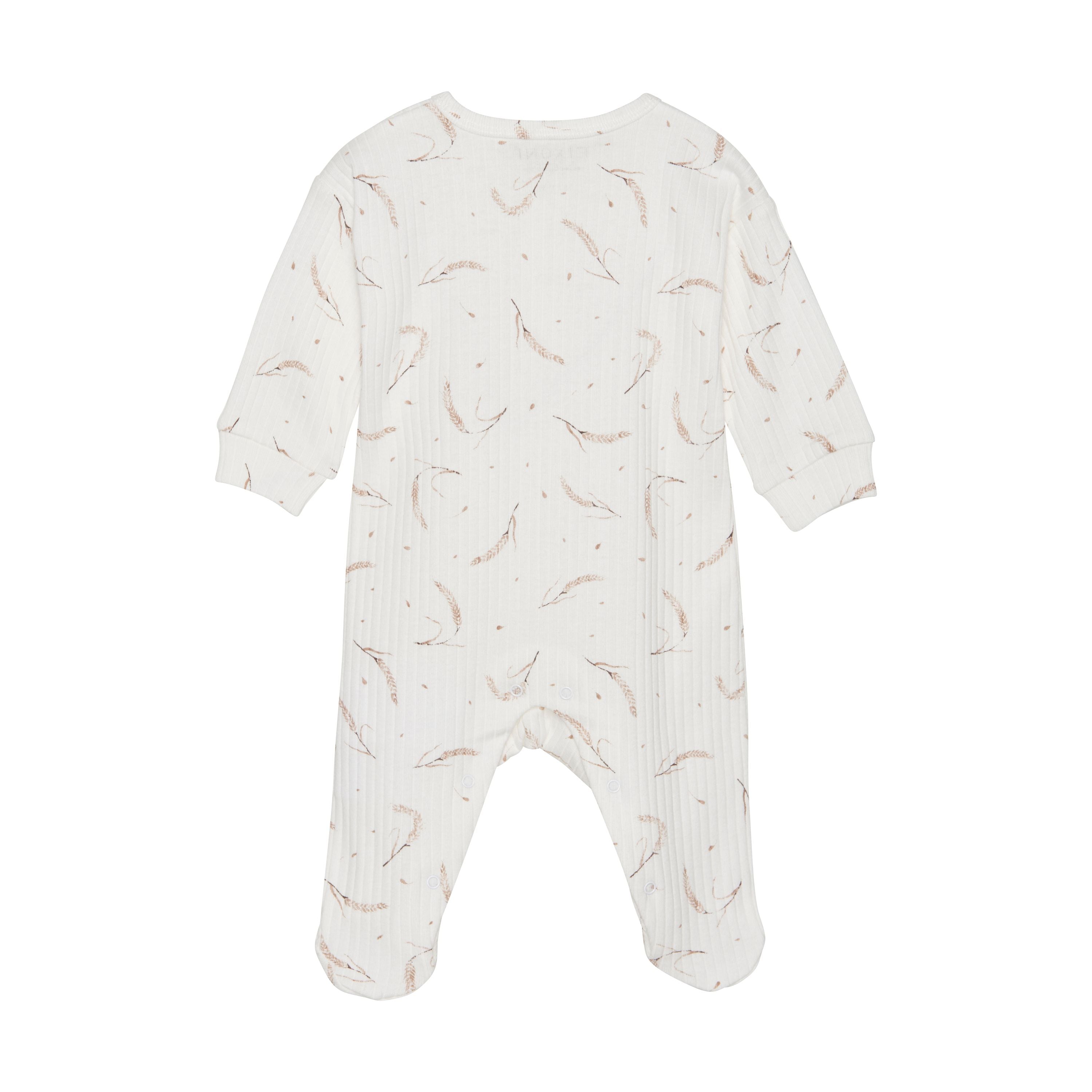 Fixoni Egret Wheat Rib Footie