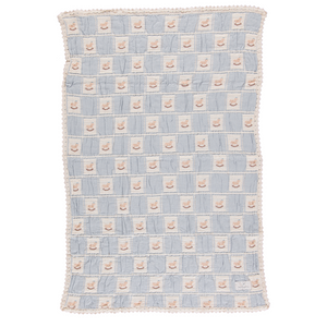 Bebe Organic Rocking Horse Patchwork Blanket