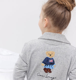Crew Kids Cozy Hooded Terry Robe for Boys & Girls