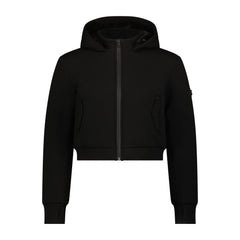 IBIS Girls Teen Black Hoodie – Scuba Fabric & Faux Fur Lined