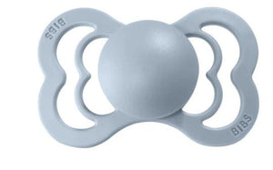 bibs pacifier supreme silicone black pack of 1