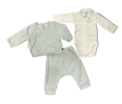 Petit Bateau - Velour Cardigan 3 Pc Set