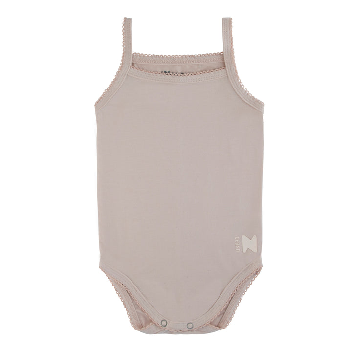 Infant Bamboo Cotton White + Mauve Girl Undershirts 3 Pack