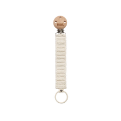BIBS PACIFIER CLIP KNITTED
