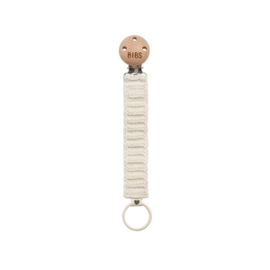 BIBS PACIFIER CLIP KNITTED