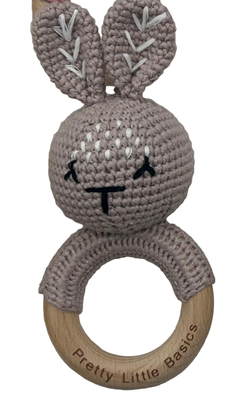 Pretty Little Basics Bunny Rattle