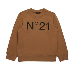 N21 Kids Tan Sweatshirt - Italian Designer Sportswear
