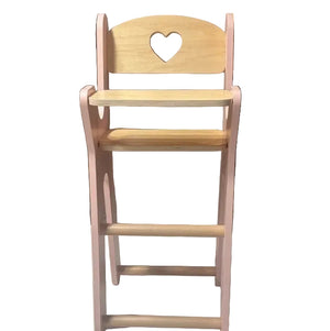 Wooden Toy High Chair – Sculpted Heirloom