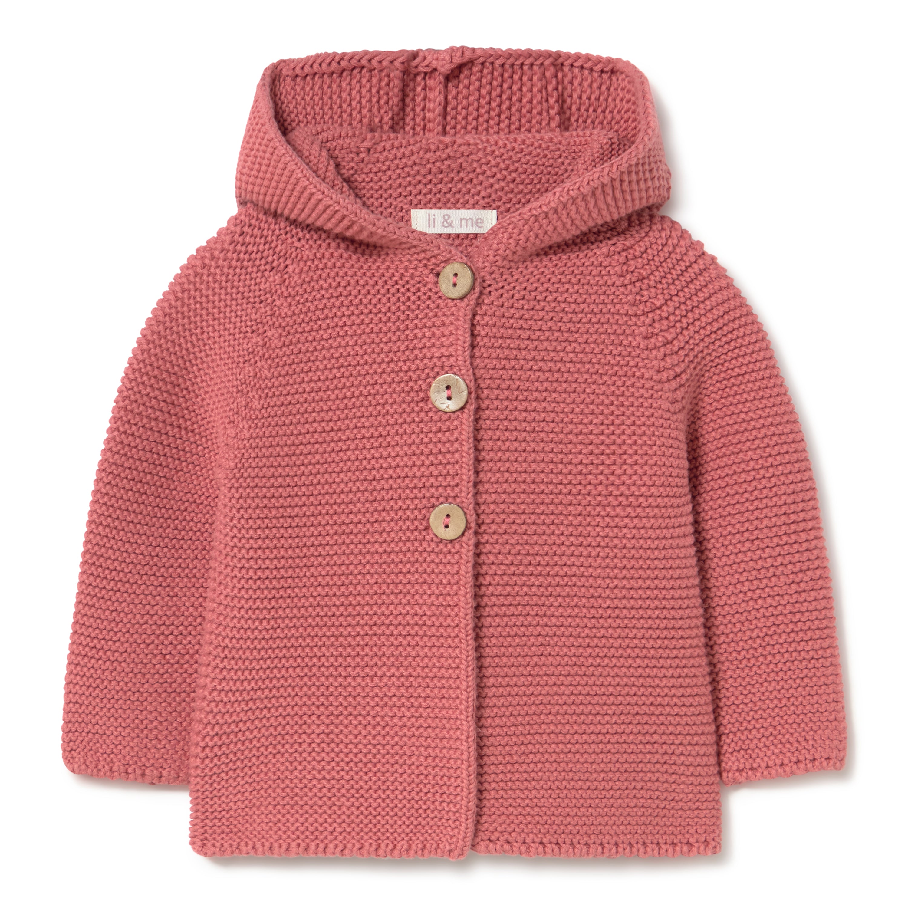 Li & Me – Knit Hooded Cardigan