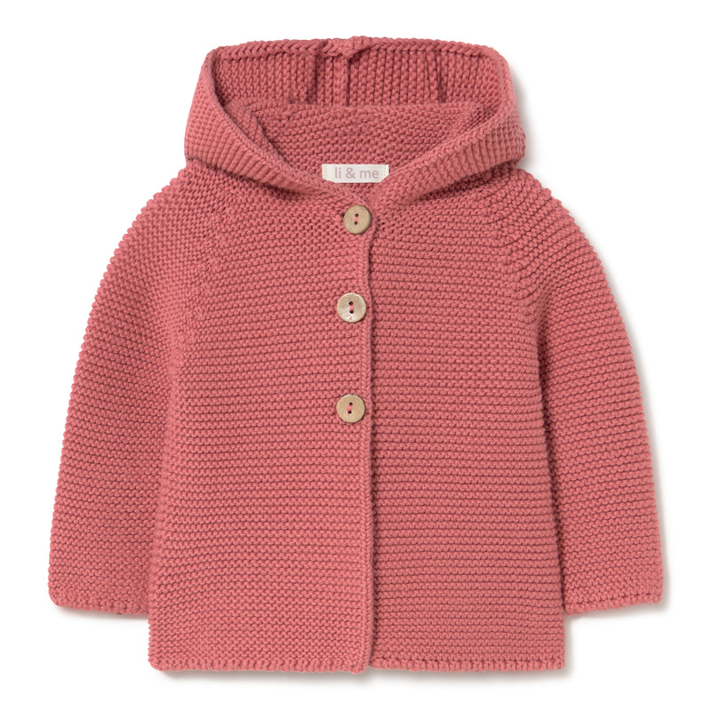Li & Me – Knit Hooded Cardigan