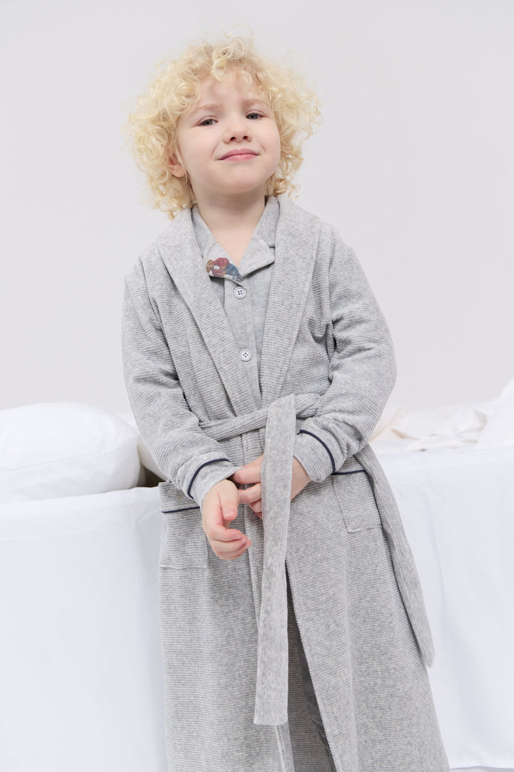 Crew Navy Bear Robe